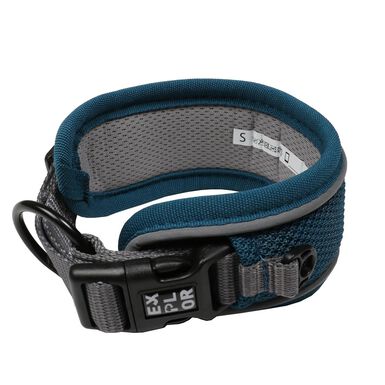 Duvoplus - Collier Classic Ultimate Fit Control Bleu Pétrol pour Chiens