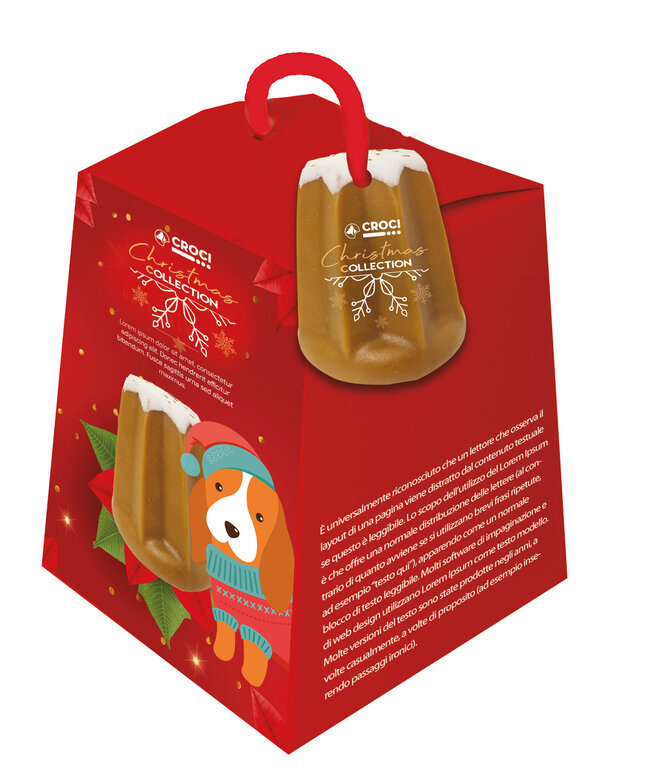 Croci - Friandises SNACK XMAS PANDORO pour Chiens -7,5CM image number null