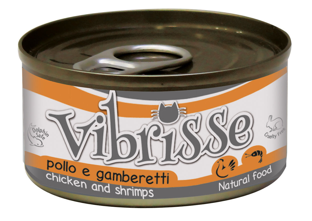 Vibrisse - P&acirc;t&eacute;e Natural Food au Poulet et Crevette pour chats - 70g Image num&eacute;ro 1
