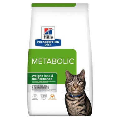 Hill's - Croquettes Prescription Diet Metabolic pour Chats - 1,5Kg