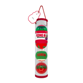 Kong - Pack Balles No&euml;l Holiday Occasions Balls -x4