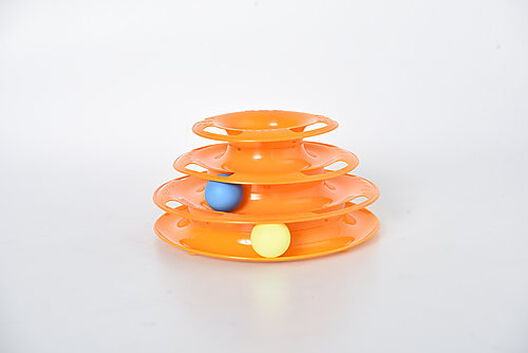 Animalis - Jeux Spirale 3 Niveaux pour Chat - Orange image number null