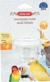 Zolux - Mangeoire à Pâtée Transparente pour Oiseaux