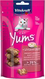 Vitakraft - Friandises Yums à la Pâté de Foie pour Chat - 40g
