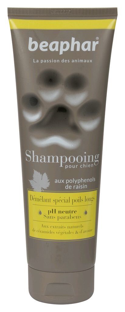 Beaphar - Shampoing D&eacute;m&ecirc;lant Sp&eacute;cial Poils Longs pour Chiens - 250ml Image num&eacute;ro 1