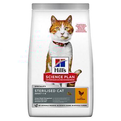 Hill's - Feline Sterilised Cat Young Adult Poulet pour Chat