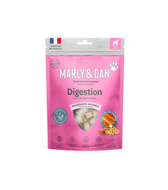 Marly & Dan - Friandises Bouch&eacute;es Digestion au Saumon pour Chiens - 100g