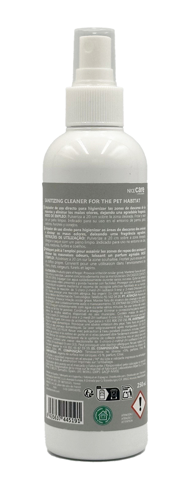 Nice Care - Nettoyant D&eacute;sinfectant pour Chiens - 250ml Image num&eacute;ro 2