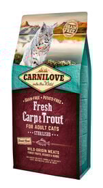 Carnilove - Croquettes Adulte Stérilisé Carpe & Truite