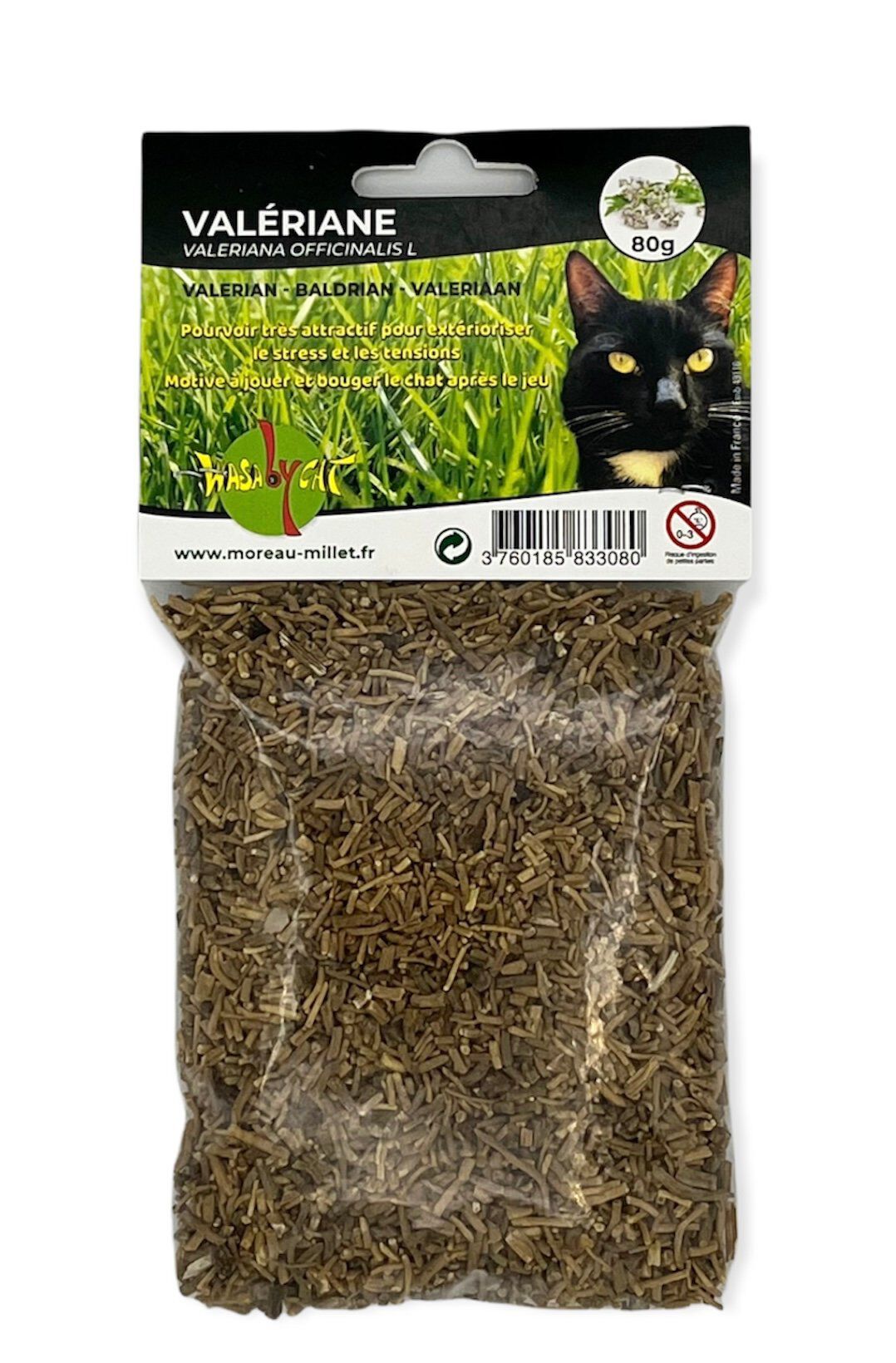WasaByCat - Val&eacute;riane S&eacute;ch&eacute;e pour Chats - 80g Image num&eacute;ro 1
