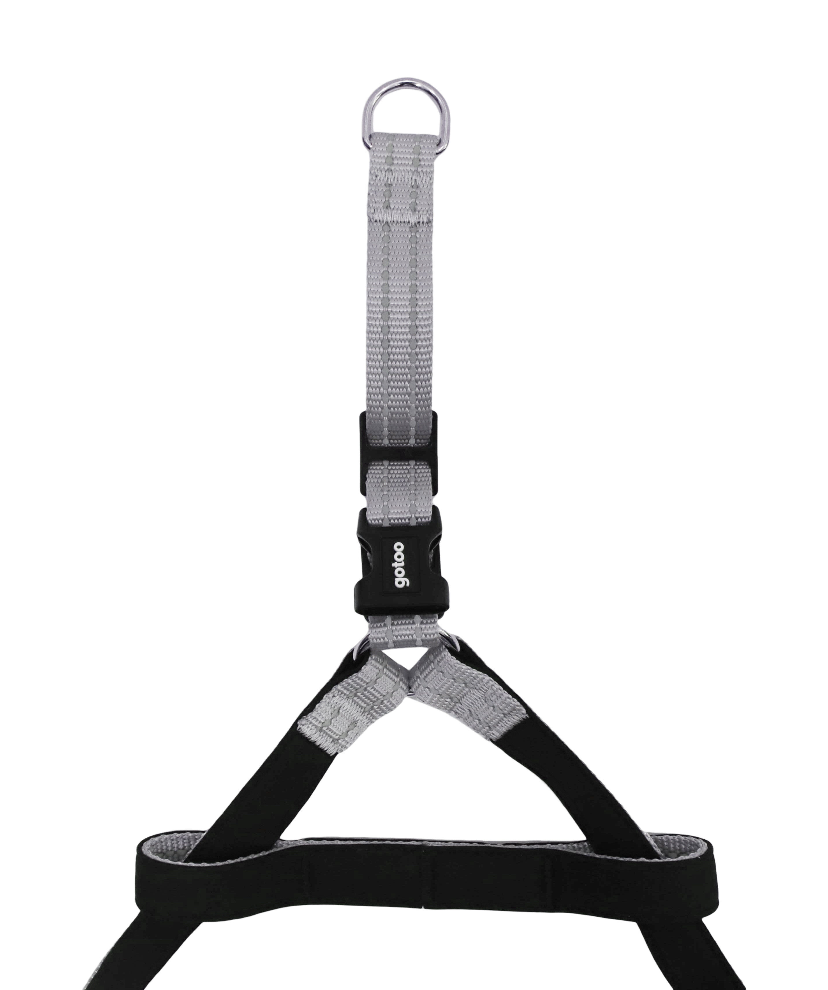 Gotoo - Harnais Essentials en Nylon Premium Gris pour Chien - XS Image num&eacute;ro 4