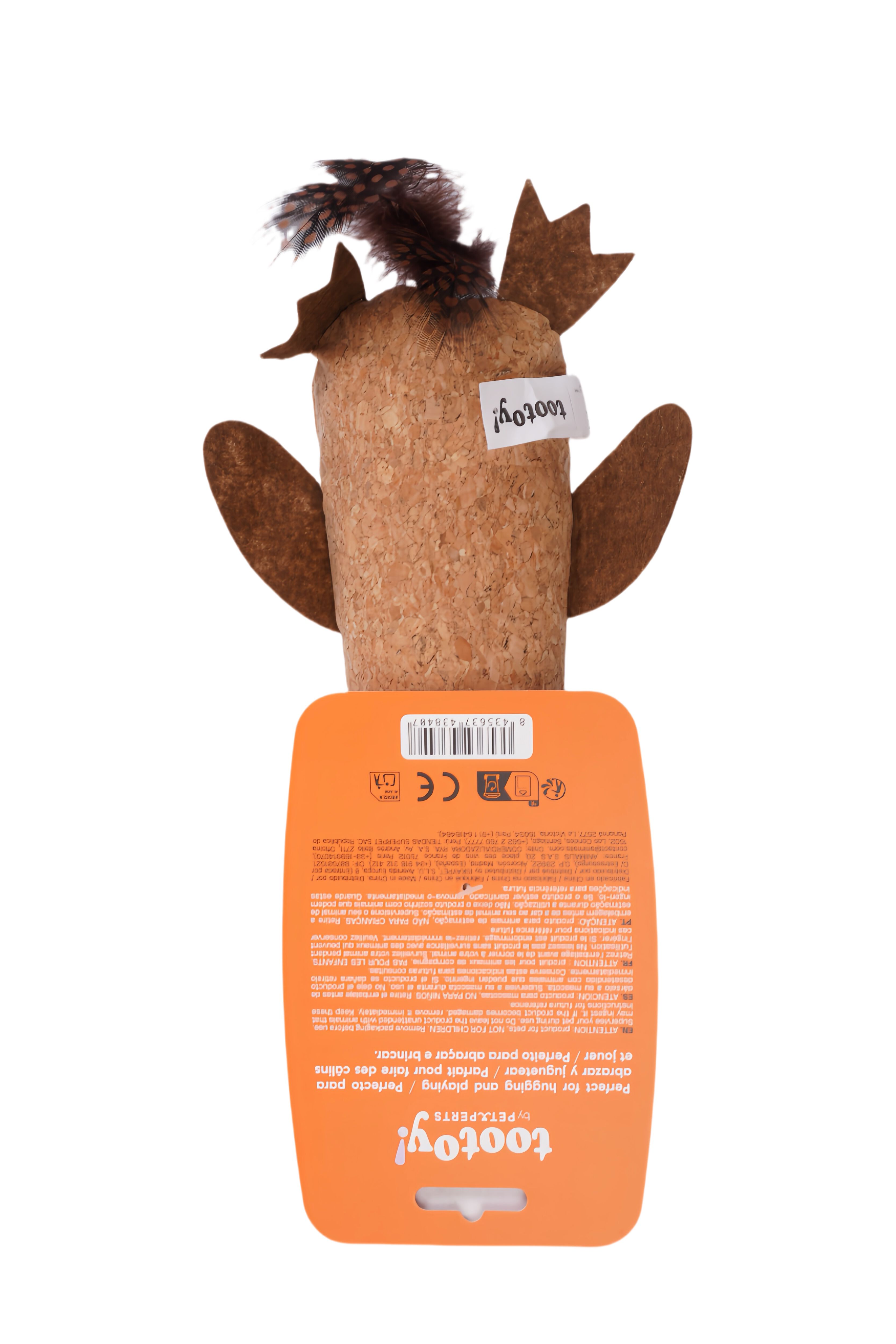 Tootoy! - Jouet Oiseau Li&egrave;ge pour Chats - Marron Image num&eacute;ro 5