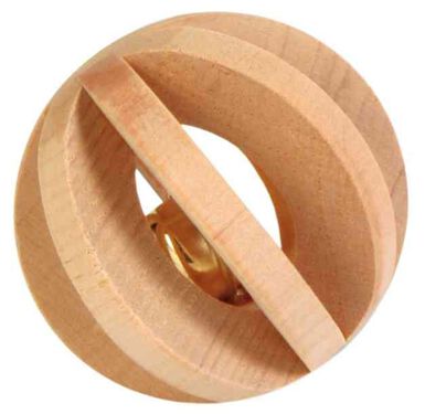 Trixie - Lamelles avec clochette en bois - 6 cm