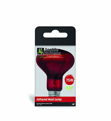 Reptile Systems - Lampe Infrared Heat Lamp E27 pour Reptiles - 75W