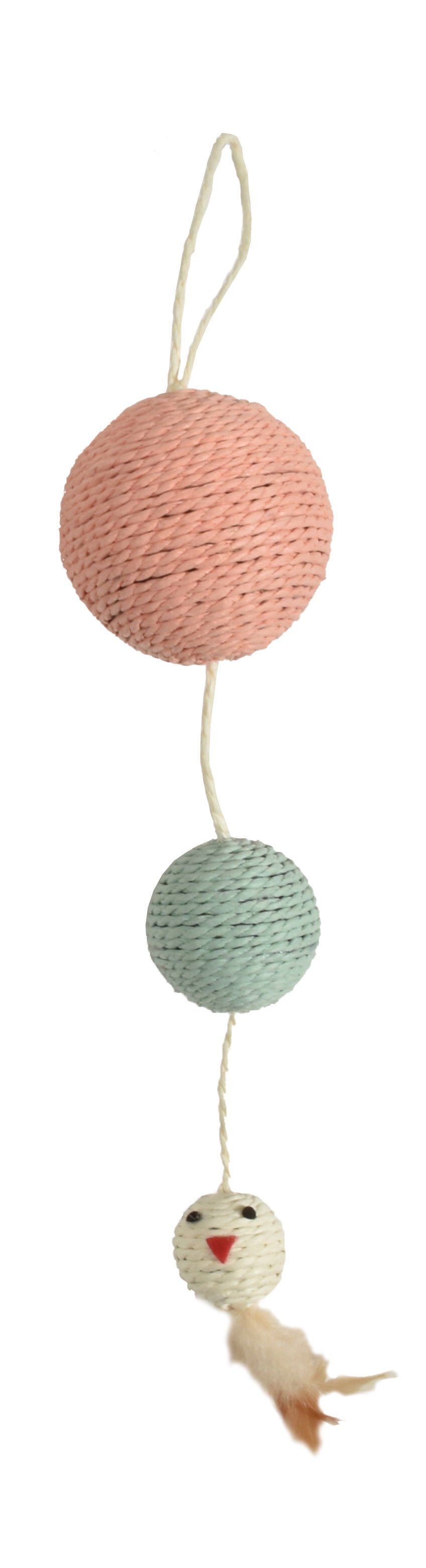 Bobby - Griffoir Plume Rose pour Chats - 57cm Image num&eacute;ro 1