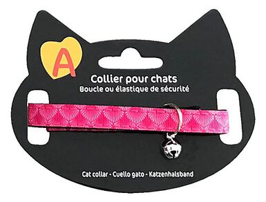 Animalis - Collier Sublime Palmeraie pour Chat - Rose