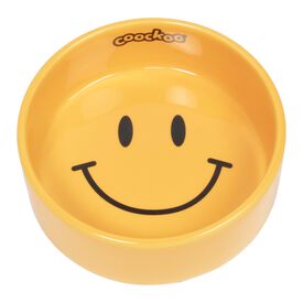 Coockoo - Gamelle Smiley Jaune pour Chiens