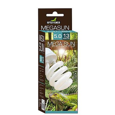 Reptiles Planet - Ampoule Mega Sun UVB 5.0  pour Terrarium - 13W