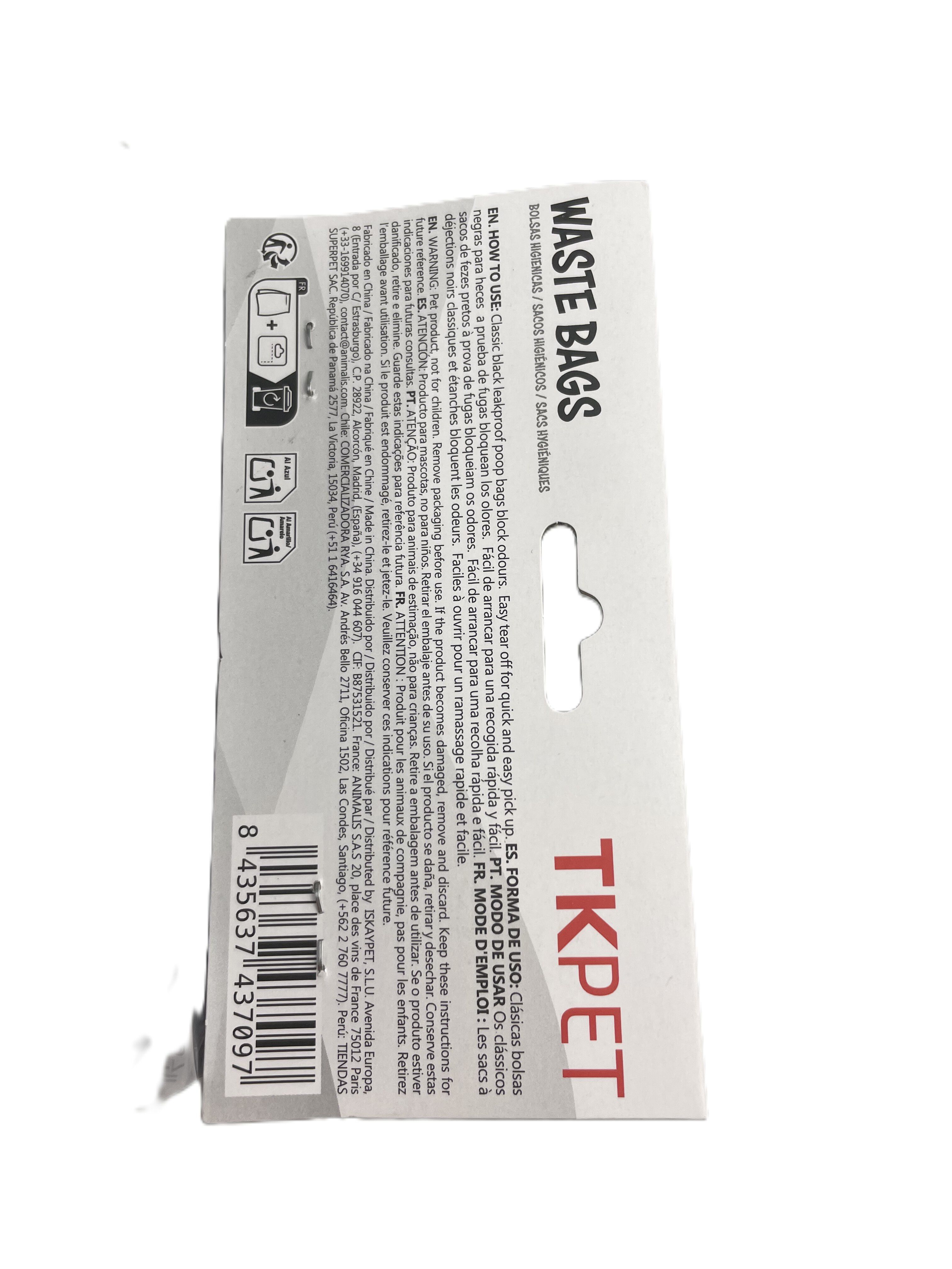TKPET- Sacs &agrave; D&eacute;jections R&eacute;sistants et Etanches pour Chiens - x20 Rouleaux Image num&eacute;ro 3