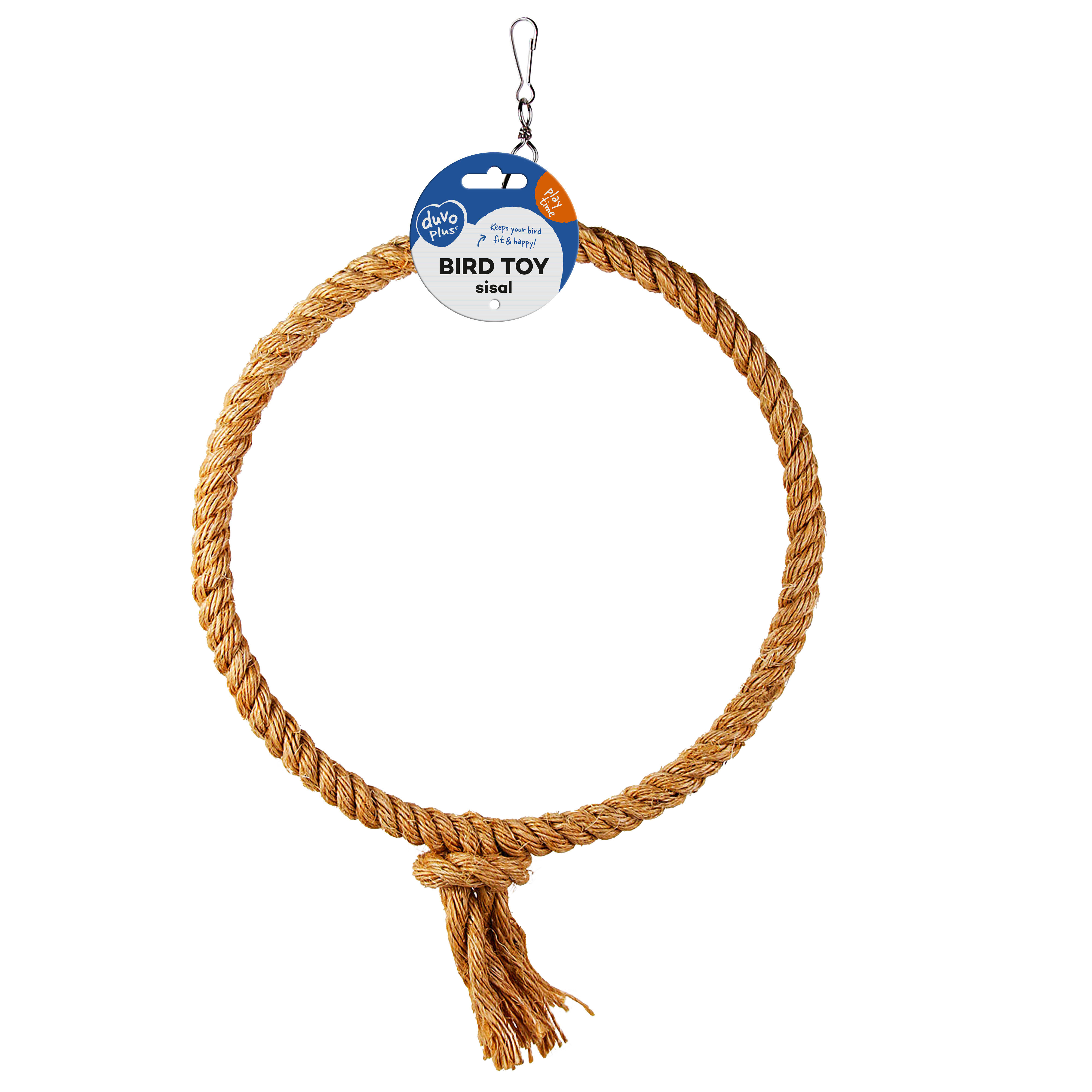 Duvoplus - Corde &agrave; anneaux en sisal - 50x30x5cm Image num&eacute;ro 1