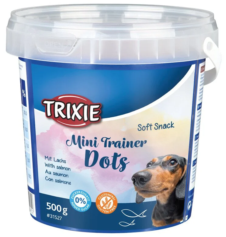 Trixie - Soft Snack Mini Trainer Dots - 500 g Image numéro 1 Trixie - Soft Snack Mini Trainer Dots - 500 g Image numéro 1