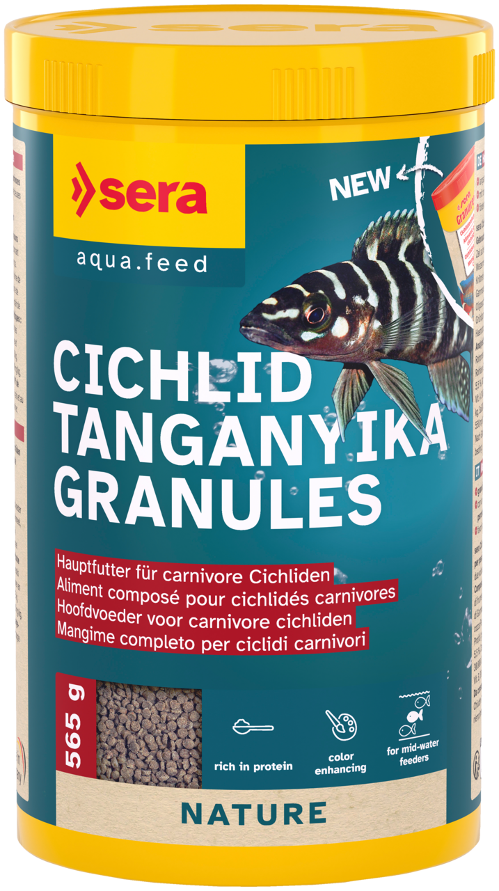 Sera - Granul&eacute;s Cichlid Tanganyika Granules pour Cichlid&eacute;s - 565g /1L Image num&eacute;ro 1
