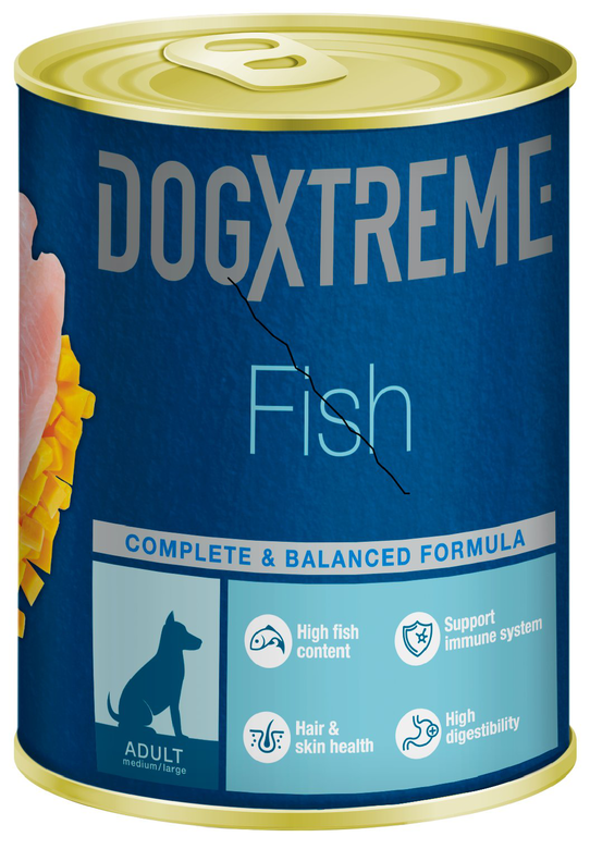 DogXtreme - Pâtée Adulte aux Poissons pour Chiens - 400g Image numéro 1 DogXtreme - Pâtée Adulte aux Poissons pour Chiens - 400g Image numéro 1