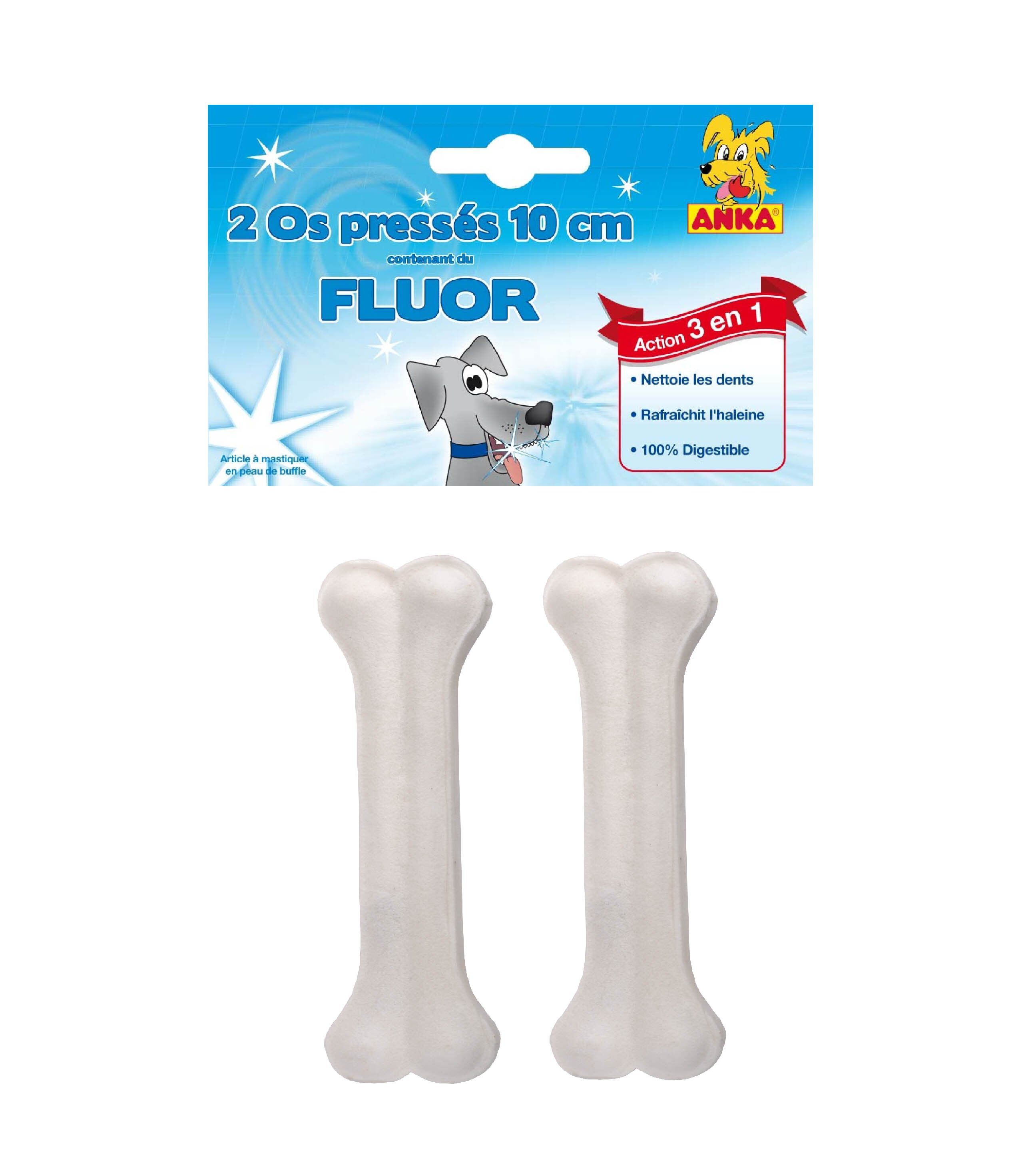 Anka - Os Press&eacute;s Fluor pour Chien - x2 Image num&eacute;ro 1