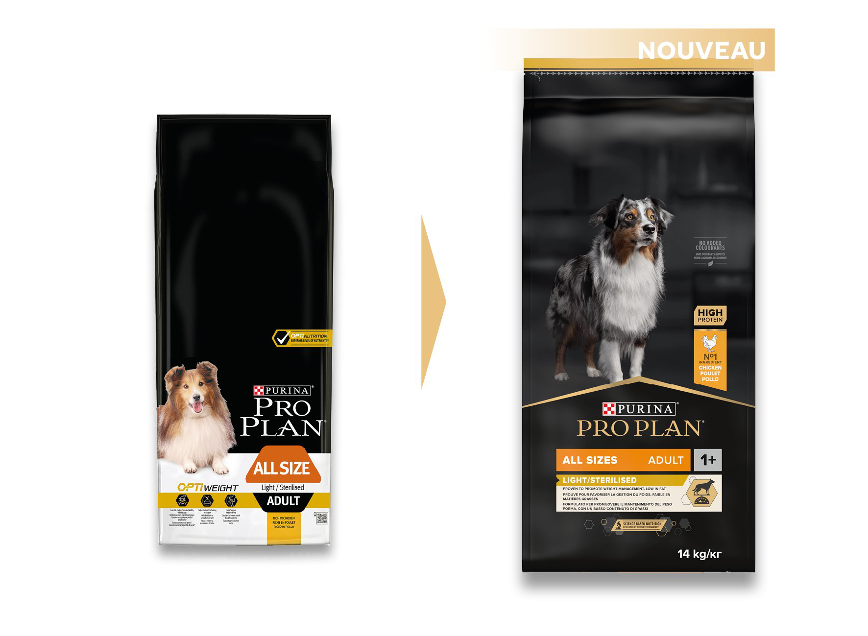 Pro Plan - Croquettes All Size Light Sterilised Poulet pour Chien - 14Kg Image num&eacute;ro 2