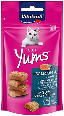 Vitakraft - Friandises Yums au Saumon pour Chat - 40g