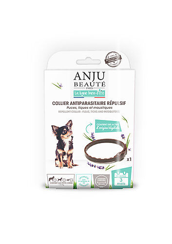 Anju Beaute - Collier Antiparasitaire R&eacute;pulsif Petit Chiens - 35cm Image num&eacute;ro 1
