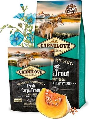 Carnilove - Croquettes Fresh Carpe et Truite pour Chien