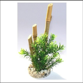 Tyrol - Décoration Plante Bambou pour Aquarium - 6cm