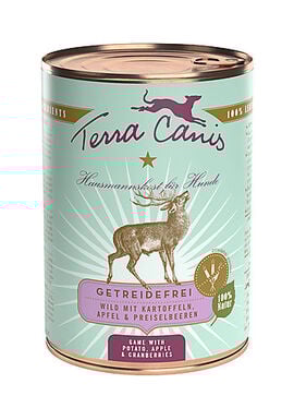Terra Canis - Aliment Naturel sans Céréales au Gibier pour Chiens - 400g