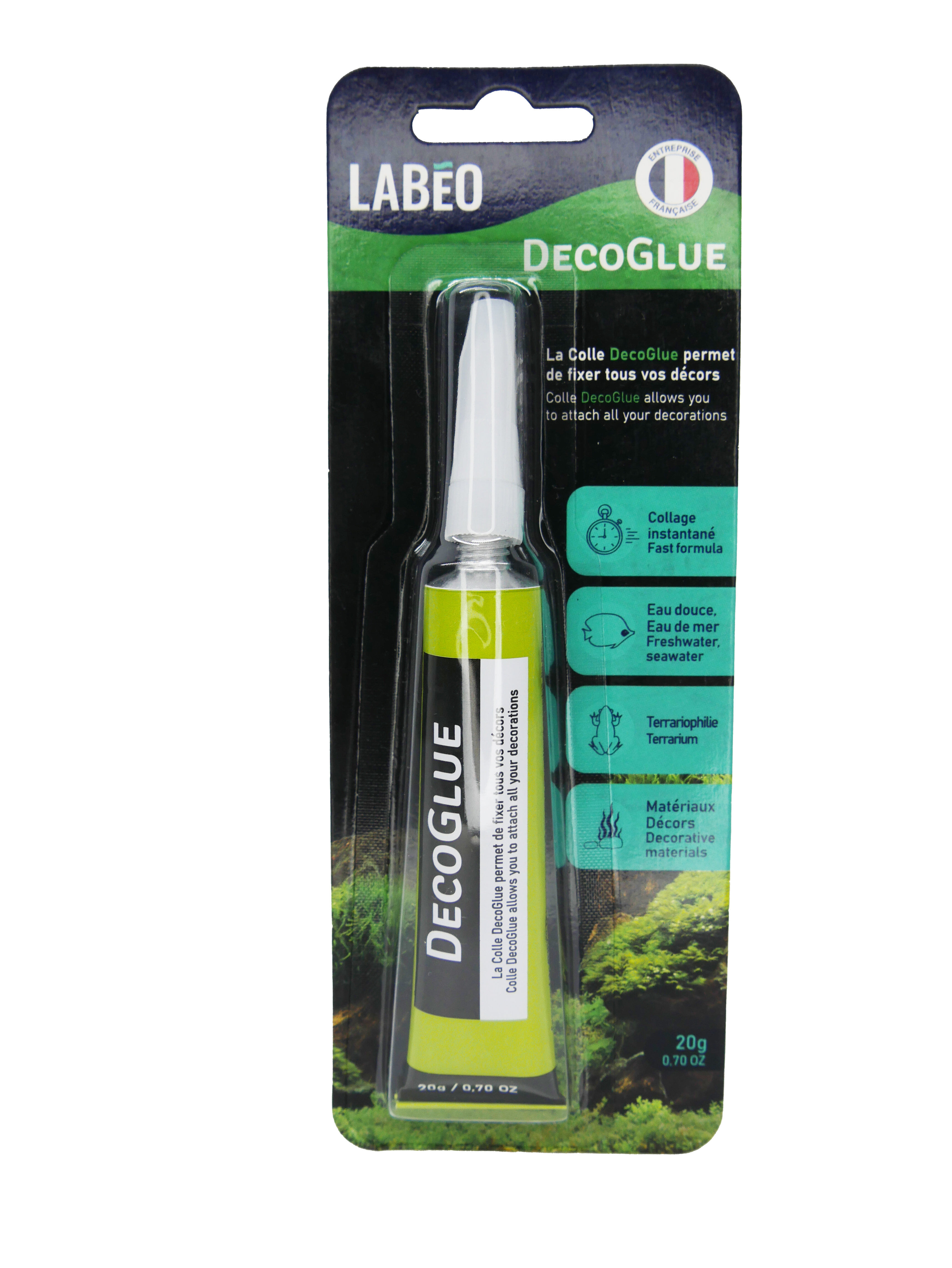 Labeo - DecoGlue Colle Gel pour D&eacute;coration d'Aquarium - 20g / 0,7OZ Image num&eacute;ro 1