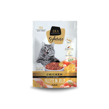 Era - Pâtée Sybarite Poulet Fromage et Romarin pour Chats -  85g