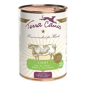 Terra Canis - Aliment naturel Bœuf Potiron Light pour Chiens - 400g