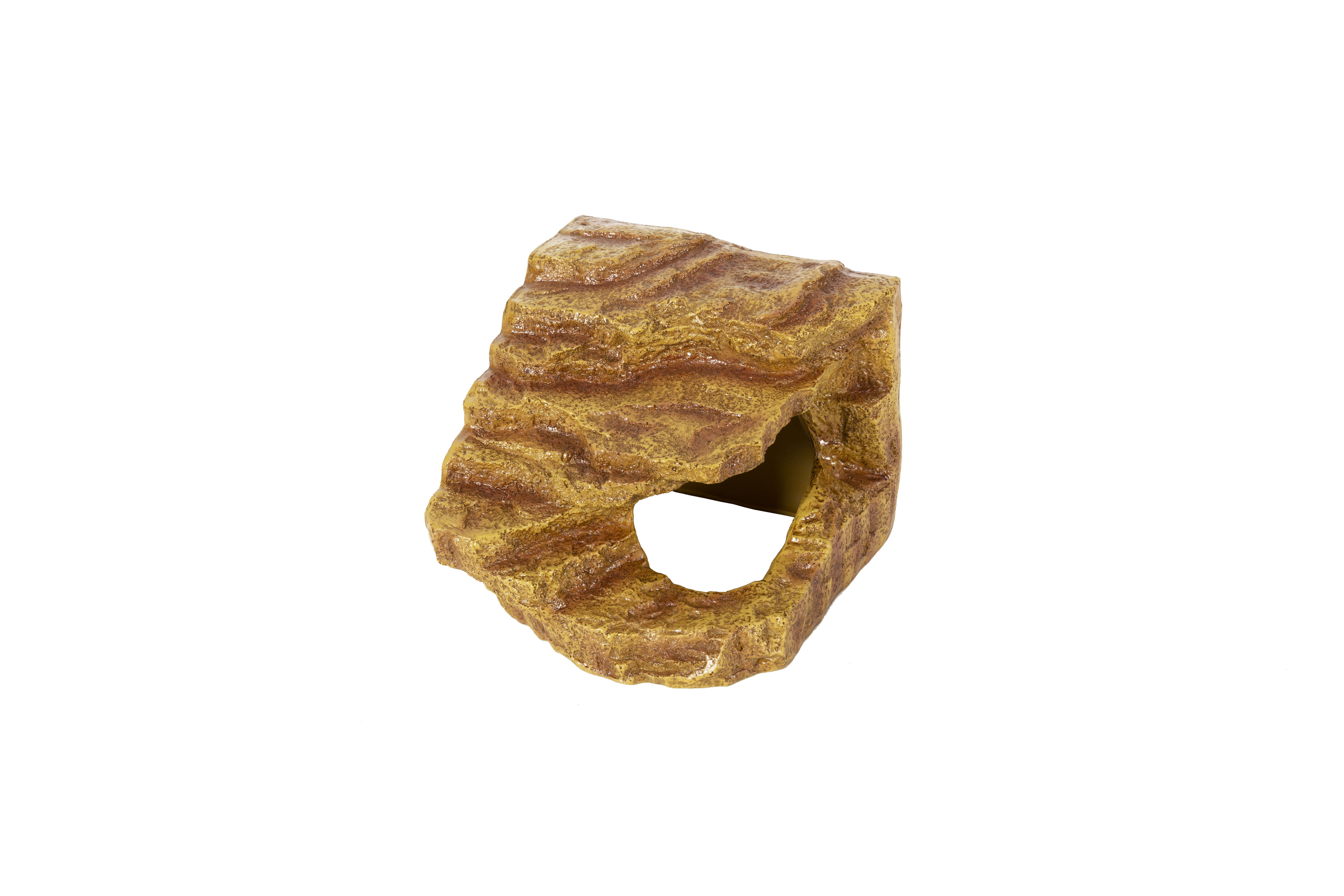 Reptizoo - Cachette d'Angle D&eacute;corative pour Reptiles - 18x19x15,5cm Image num&eacute;ro 1