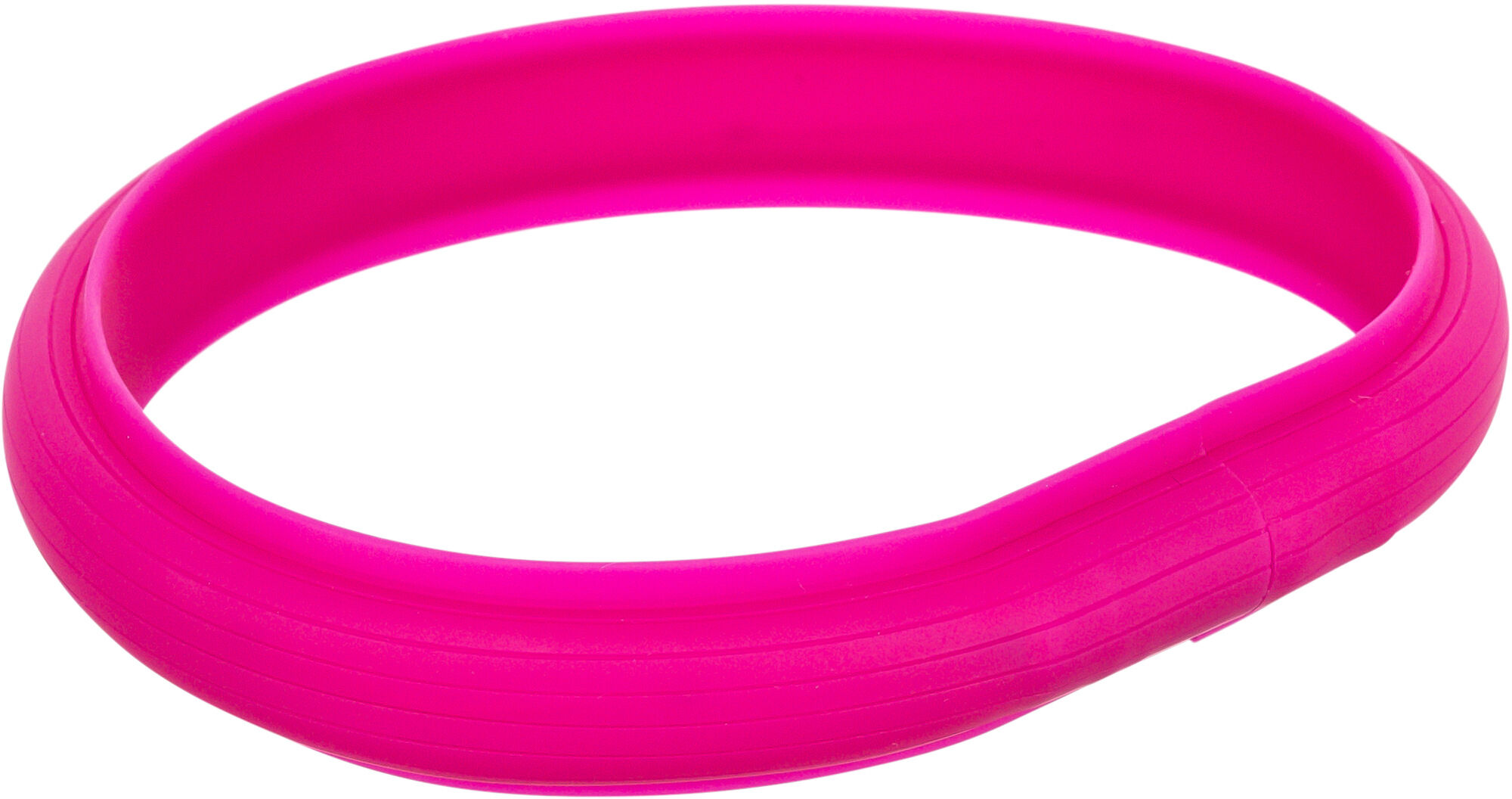 Trixie - Flash Bande Lumineuse USB Rose en Silicone - M&ndash;L: 50 cm/30 mm Image num&eacute;ro 1