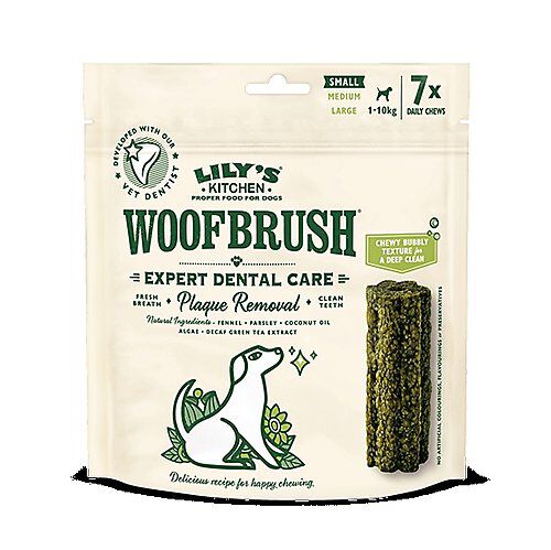 Lily's Kitchen - B&acirc;tonnets Woofbrush Dental Chew Small pour Chien - x7 Image num&eacute;ro 1