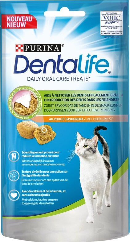 Dentalife - Friandises au Poulet pour Chat - 40g Image numéro 1 Dentalife - Friandises au Poulet pour Chat - 40g Image numéro 1