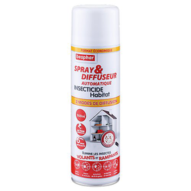 Beaphar - Spray et Diffuseur Automatique 160m2 pour Habitat - 500ml