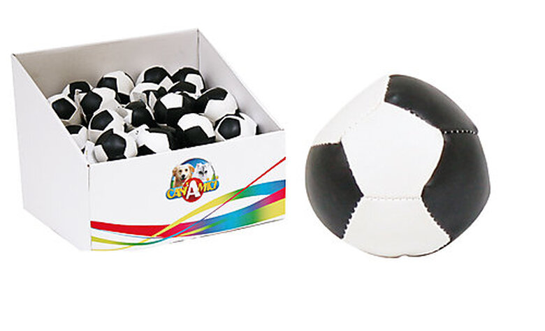 Croci - Jouet Balle Football Soft en Cuir pour Chiens - 5cm image number null