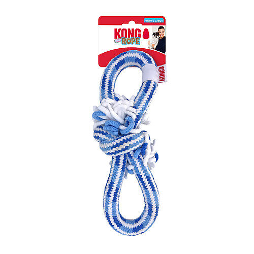KONG - Jouet Double Anneau Rope pour Chiots - M Image num&eacute;ro 1