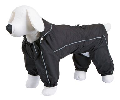 Kerbl - Manteau de pluie Manchester noir pour chiens - S/35cm