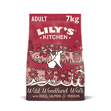 Lily's Kitchen - Croquettes Canard Saumon et Chevreuil Sans Céréales pour Chien - 7Kg