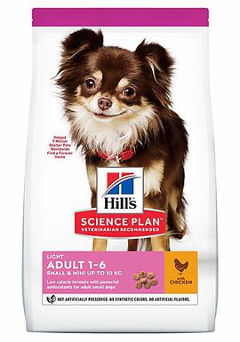 Hill's - Canine Adult Light Small & Mini Poulet pour Chien - 6Kg