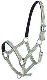 Covalliero - Licol Réglable Cora taupe, mint, blanc