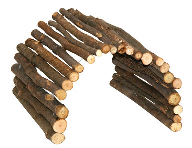 KERBL - PONT EN BOIS POUR RONGEUR 27X16CM