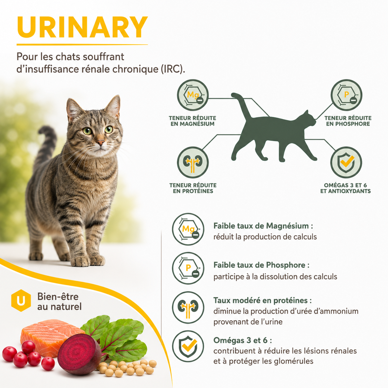 Nutrivia Vet - Croquettes Urinary pour Chats - 6Kg Image num&eacute;ro 3